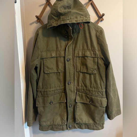 Roots Other - Vintage army green Roots jacket lots of pockets and inner cinch waist unisex S